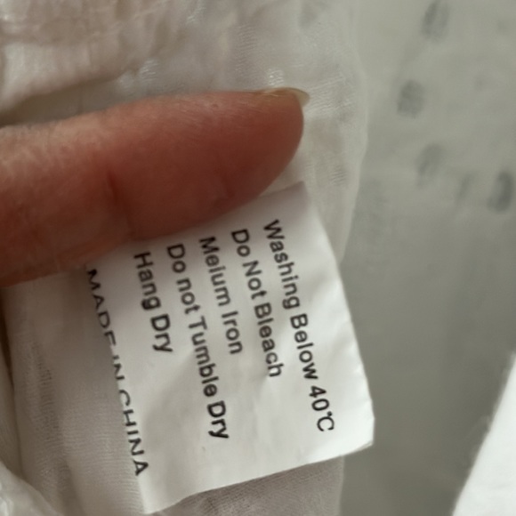 NEW White Beach Lacey Cotton Wear Romper - Bare back SIZE M - Picture 7 of 9